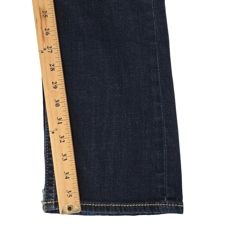 BKE Jake Straight Jeans 34x38 Dark Wash Stretch Denim Tall Indigo